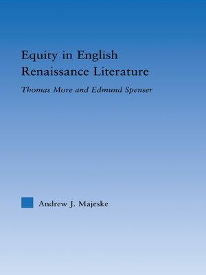 cover image of Equity in English Renaissance Literature